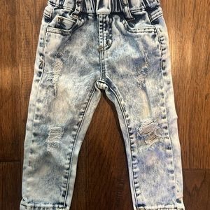 george hats toddler distressed jeans, 12-18 months